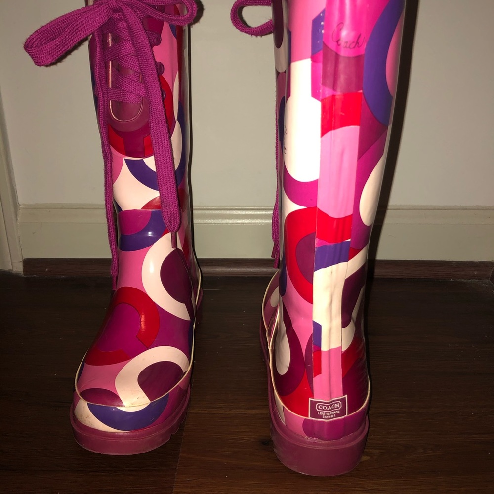 Coach Rainboots